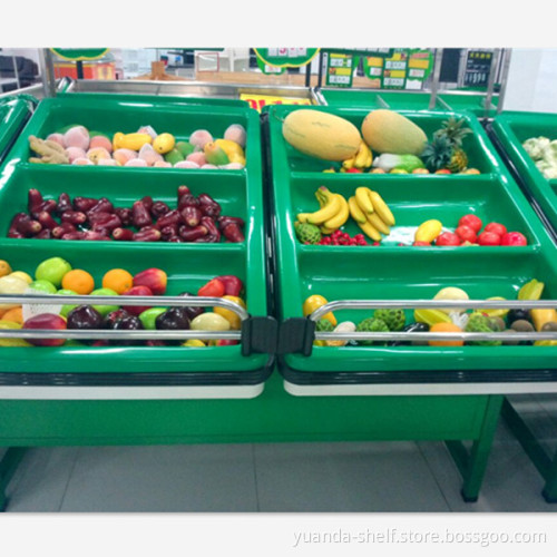 Acrylic Single Side Fruit and Vegetable Shelf Manufacturer